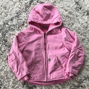 Carhartt girls pink jacket size 6
